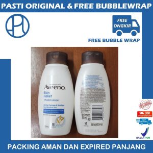 AVEENO SKIN RELIEF BODY WASH GENTLY CLEANSES & SOOTHES DRY SENSITIVE SKIN