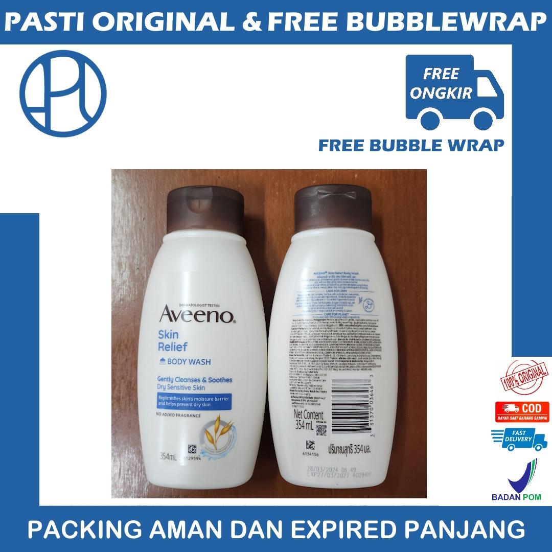 AVEENO SKIN RELIEF BODY WASH GENTLY CLEANSES & SOOTHES DRY SENSITIVE SKIN